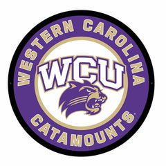 LED Wall Decor, Round, Western Carolina University - Collegiate Home