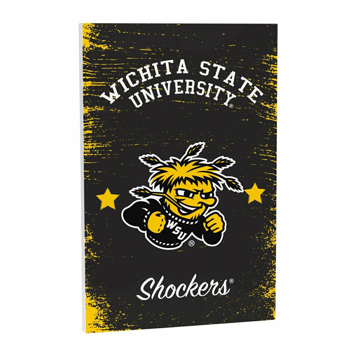 Wichita State University Wood Wall Sign, 16x24 - Collegiate Home