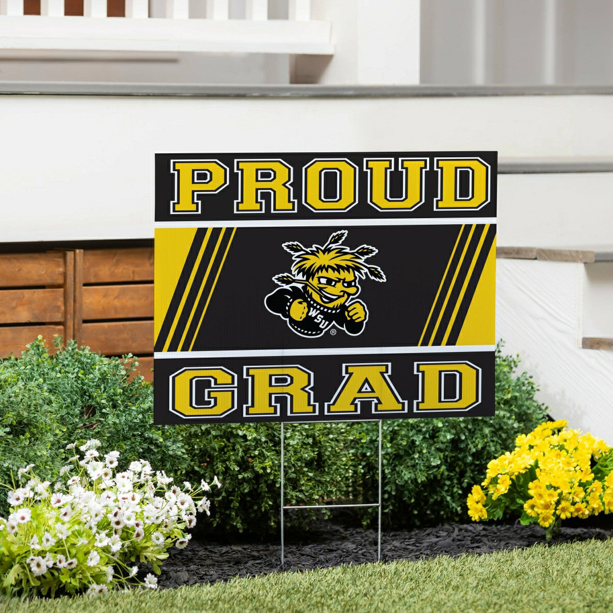 Wichita State University Coroplast Yard Sign Graduate - Collegiate Home