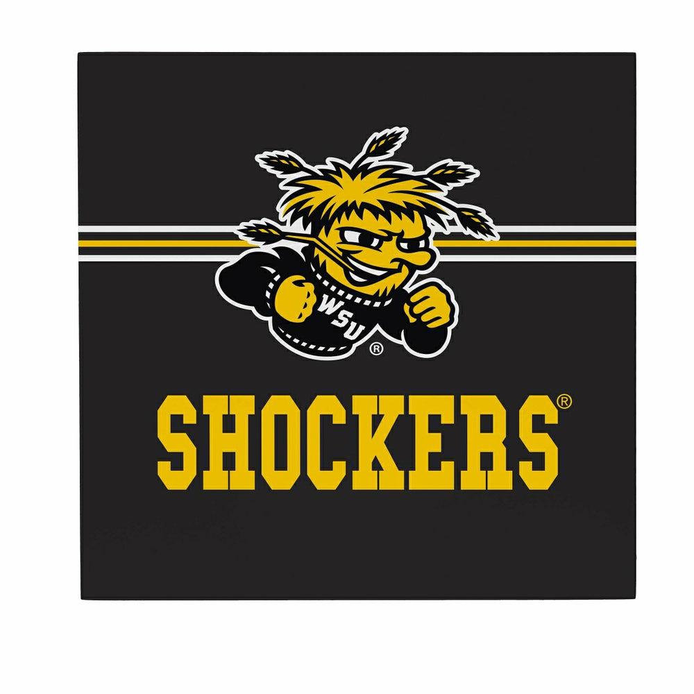Wichita State University Wood Wall Sign, 12x12 - Collegiate Home