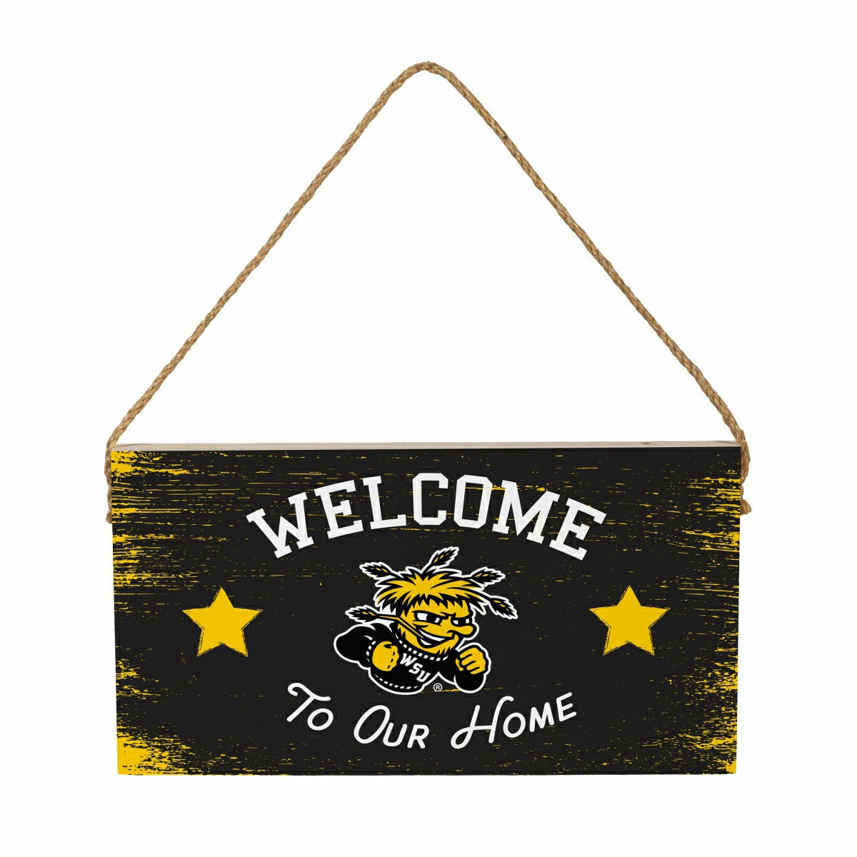 Wichita State University Wood Wall Sign, 6x11 - Collegiate Home