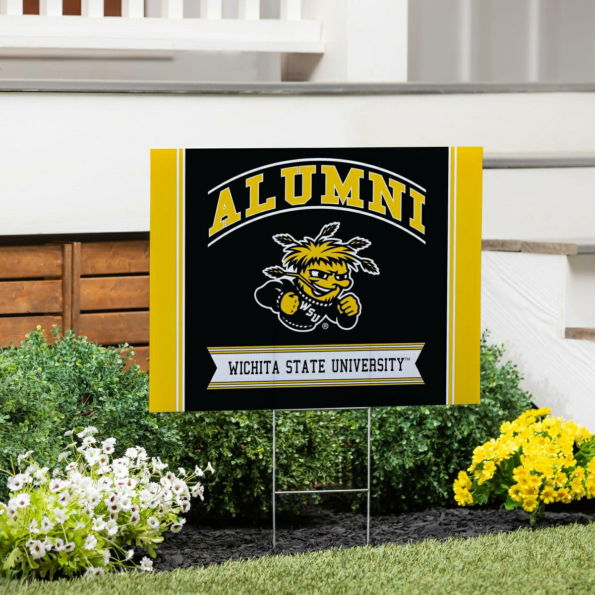 Wichita State University Coroplast Yard Sign Alumni - Collegiate Home