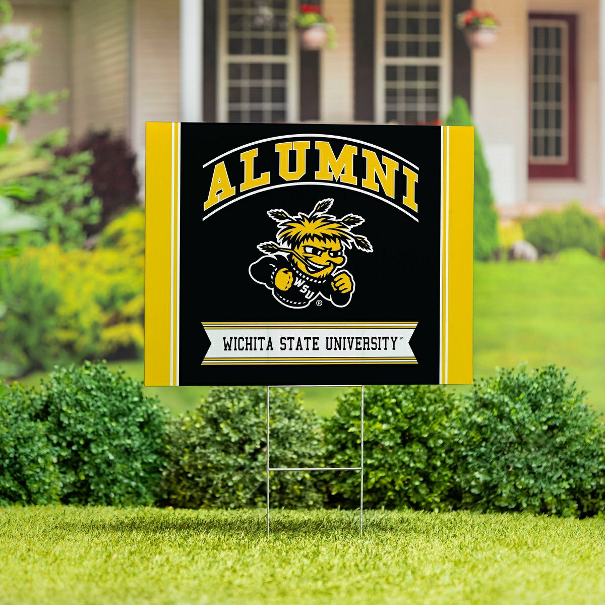 Wichita State University Coroplast Yard Sign Alumni - Collegiate Home