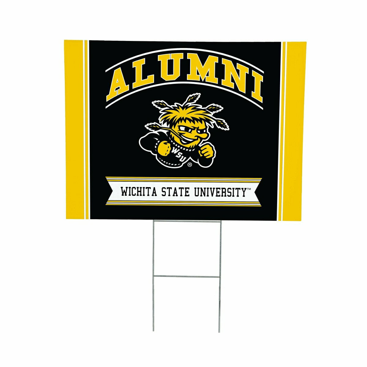 Wichita State University Coroplast Yard Sign Alumni - Collegiate Home