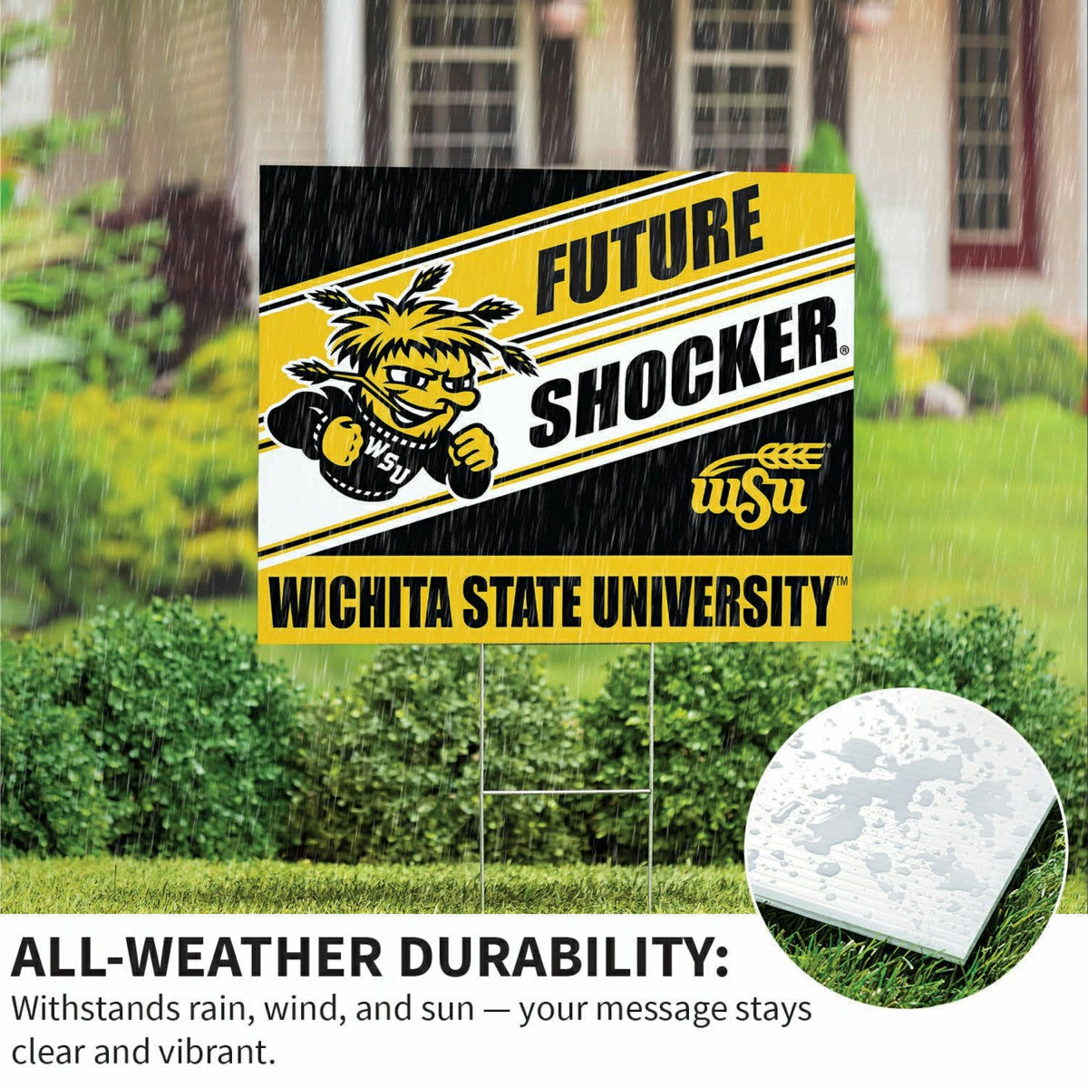 Wichita State University Coroplast Yard Sign, Future Student - Collegiate Home