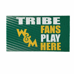 William & Mary Fan Mat, 28"x16" - Collegiate