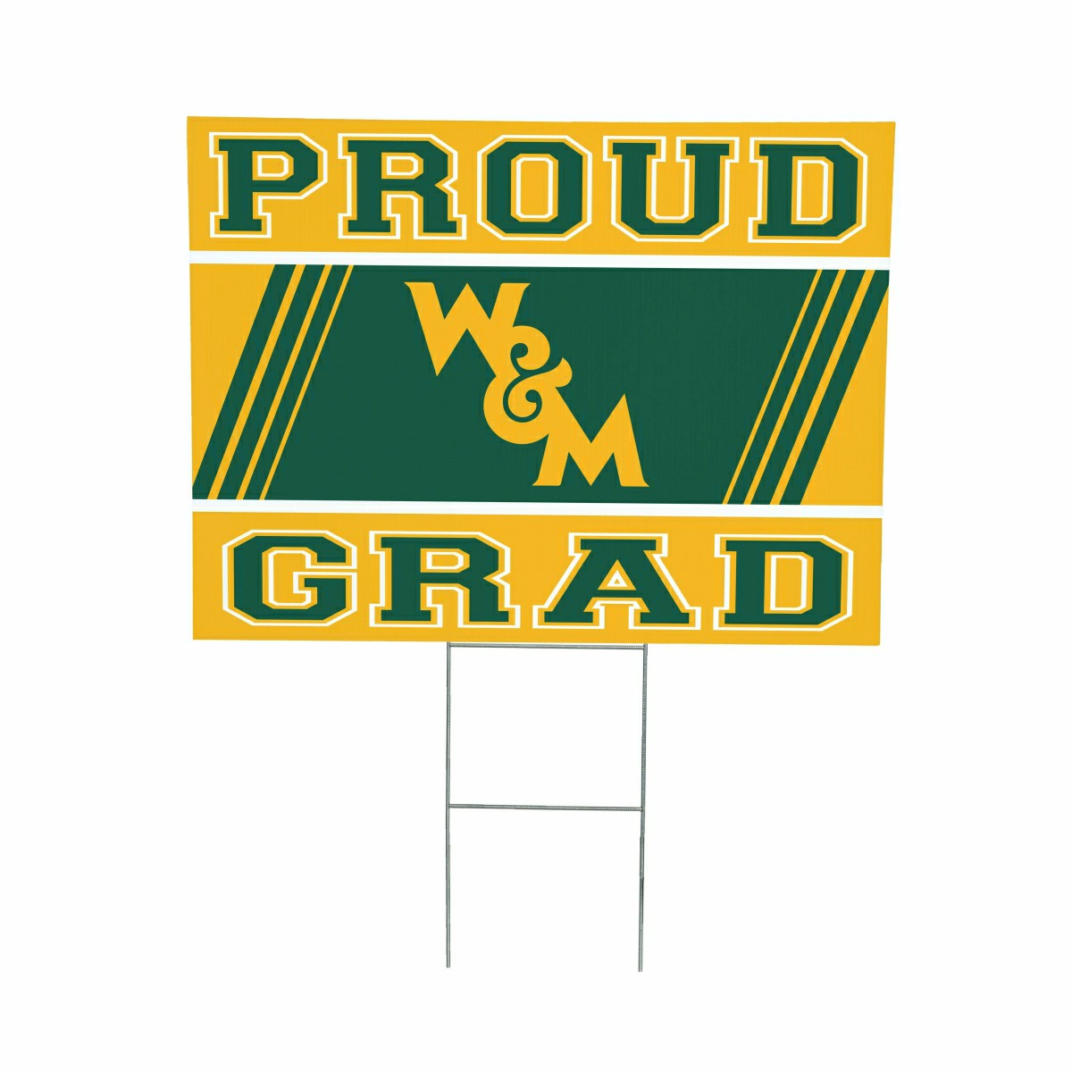 William & Mary Coroplast Yard Sign Graduate - Collegiate Home
