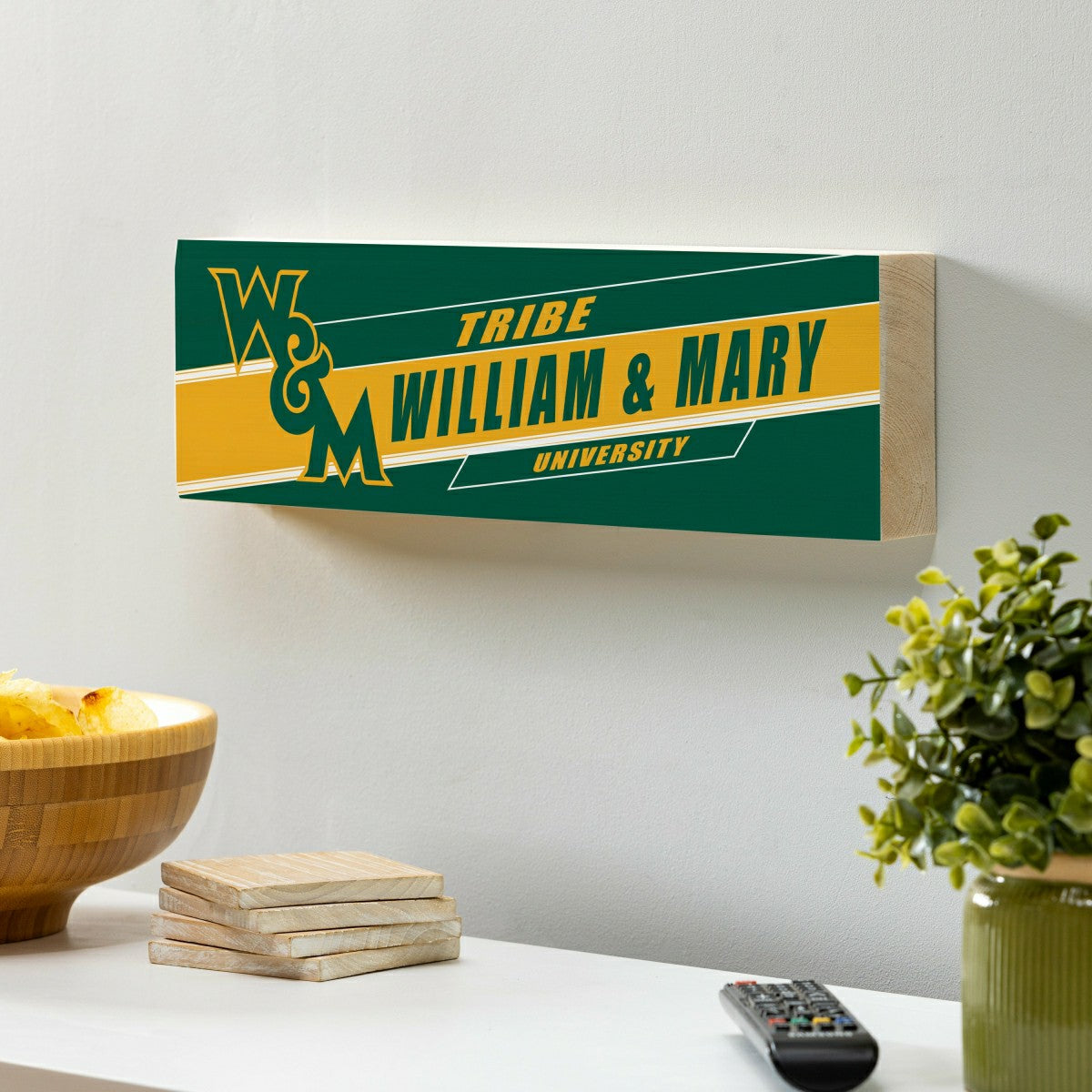 William & Mary Mantle Sign, Down Home Fans, 5x18 - Collegiate Home