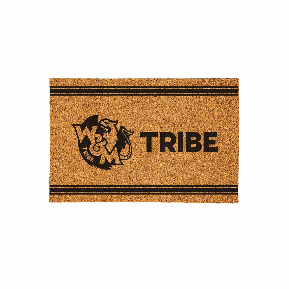 William & Mary Large One Color Coir Mat, 36"x24" - Collegiate