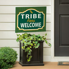 William & Mary Coroplast Yard Sign, "Fans Welcome" - Collegiate Home