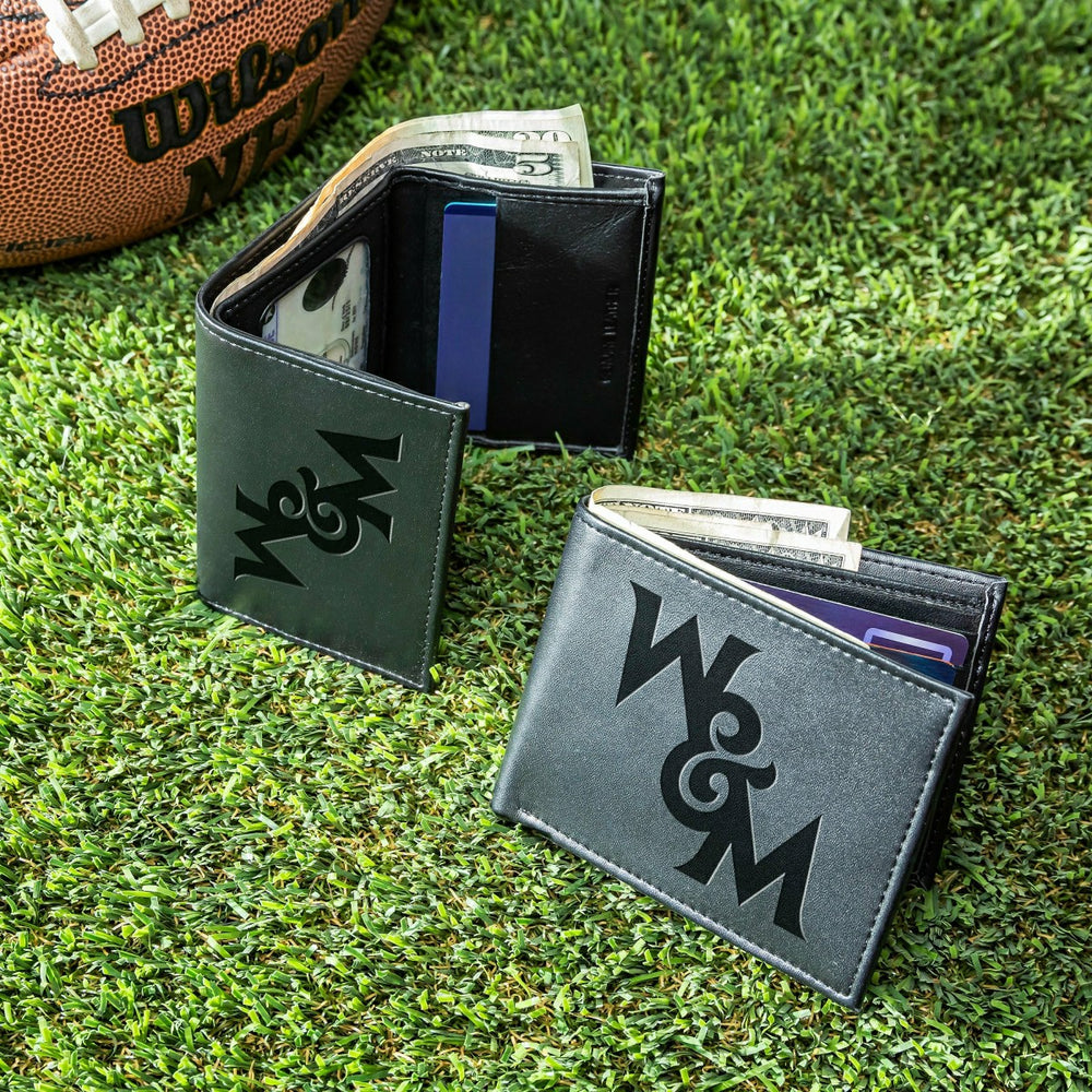 William & Mary, Bi-Fold and Tri-Fold Wallet Gift Set, Black - Collegiate Home
