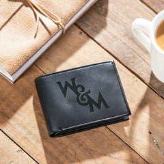 William & Mary, Bi-Fold Wallet, Black - Collegiate Home