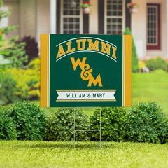 William & Mary Coroplast Yard Sign Alumni - Collegiate Home