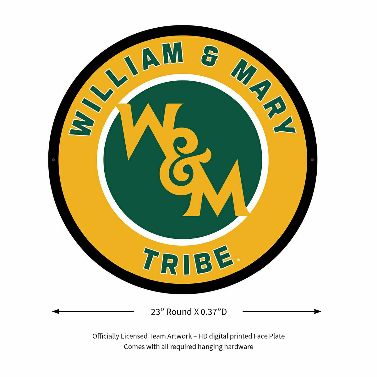 LED Wall Decor, Round, William & Mary - Collegiate Home