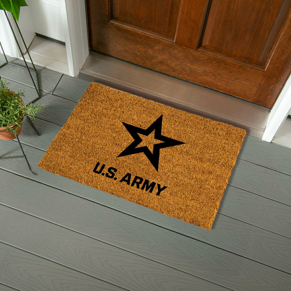 Coir Mat, 16"x28", US Army - US Military