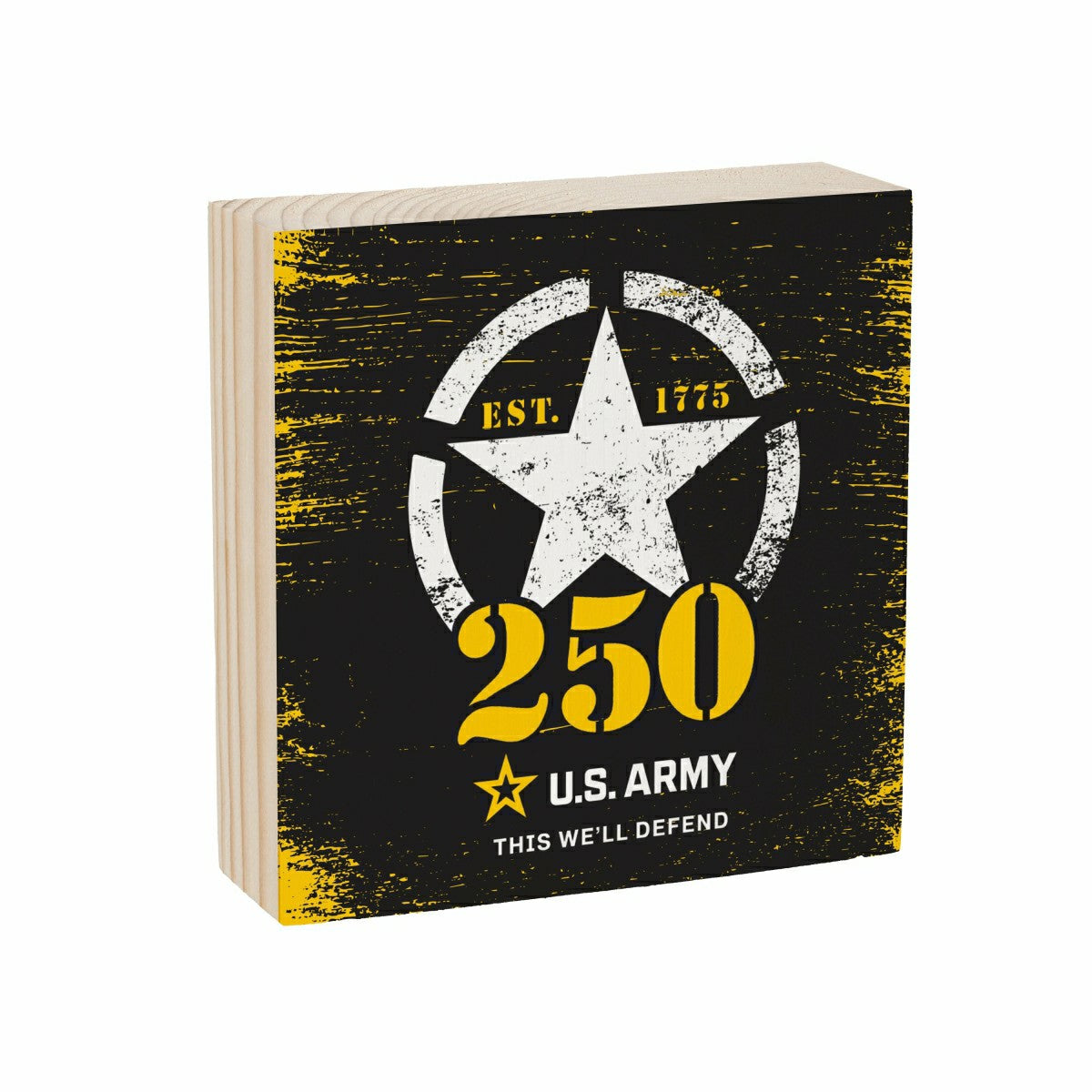 US Army, 250th Anniversary Plock, Down Home Fans, 6x6 - US Military Home