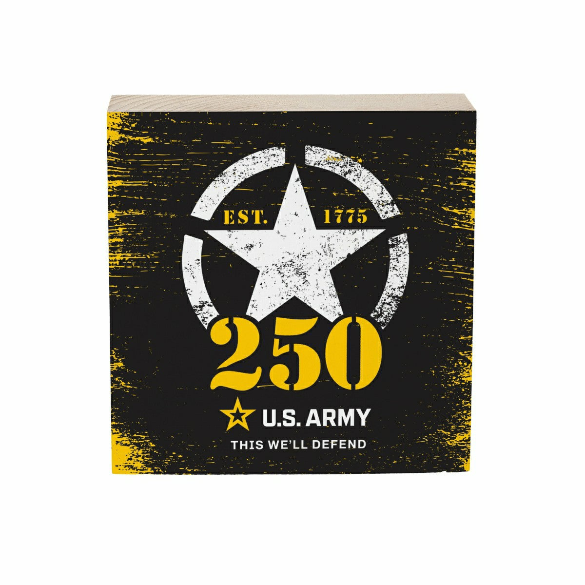 US Army, 250th Anniversary Plock, Down Home Fans, 6x6 - US Military Home
