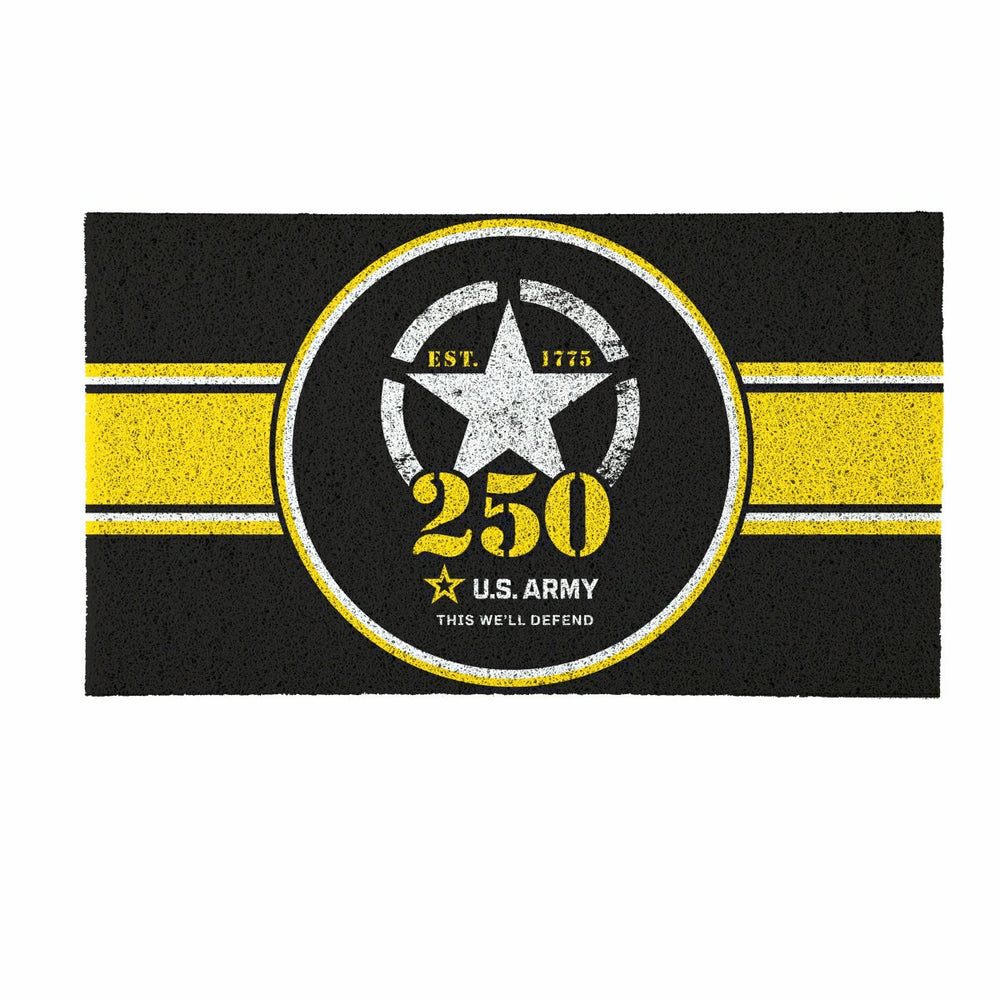 15.5"L x 11.5"H Medium Metal Wall Sign, US Army, 250th Anniversary - US Military