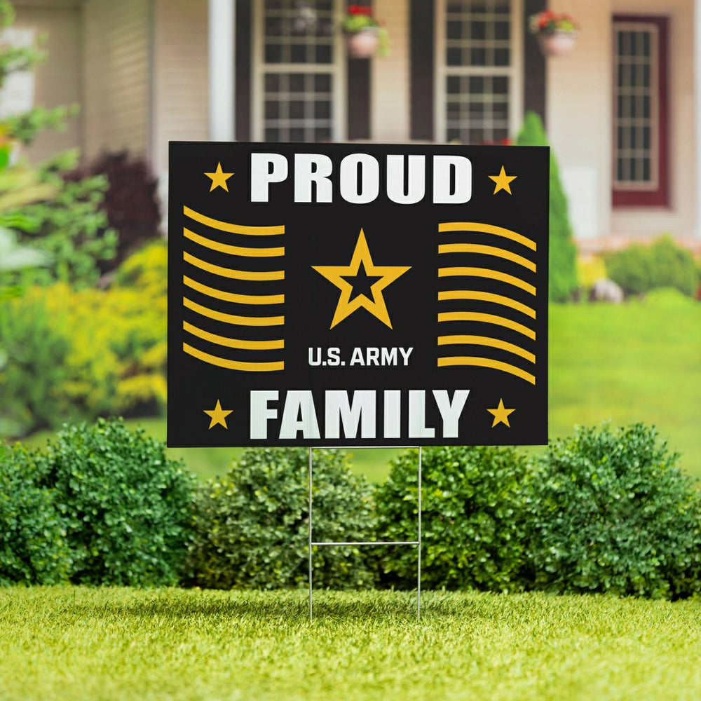 US Army Coroplast Yard Sign - US Military Home