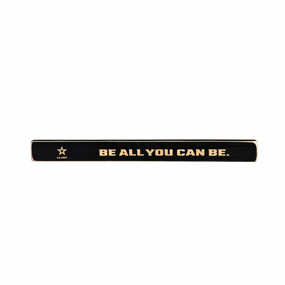 US Army Engraved Wood Sign, 1.5" x 18" - US Military Home