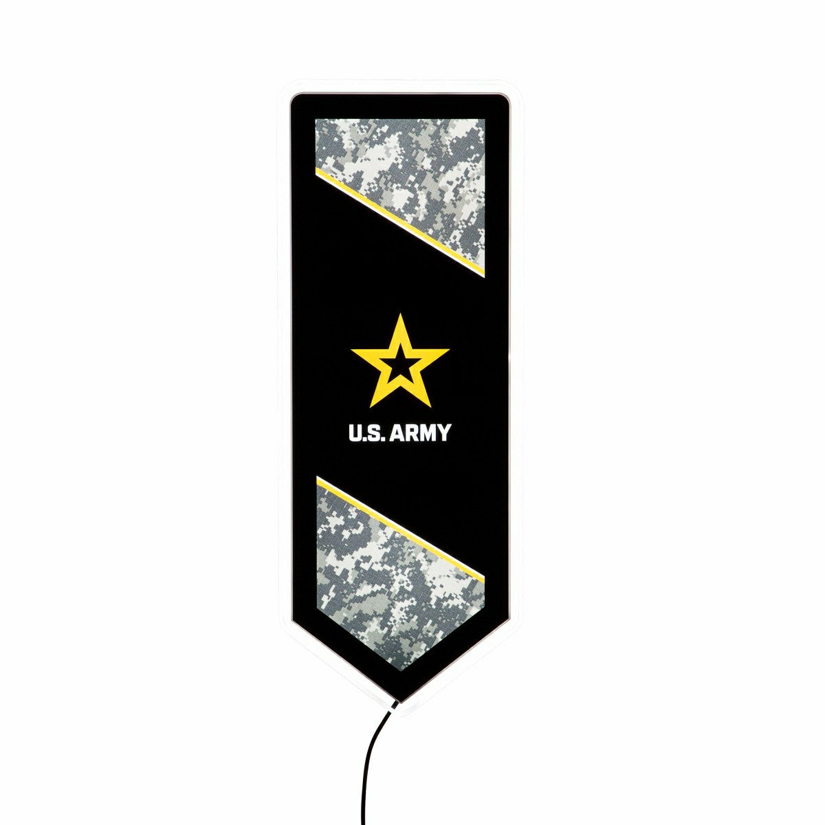 US Army Military Pennant Glazelite LED Decor - US Military Home