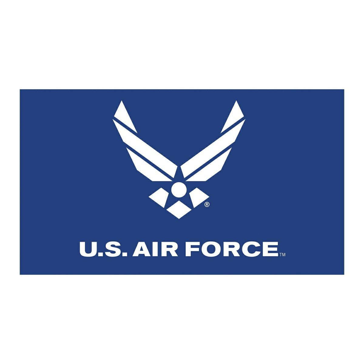 US Air Force Full Color PVC Mat, 16" x 28" - US Military