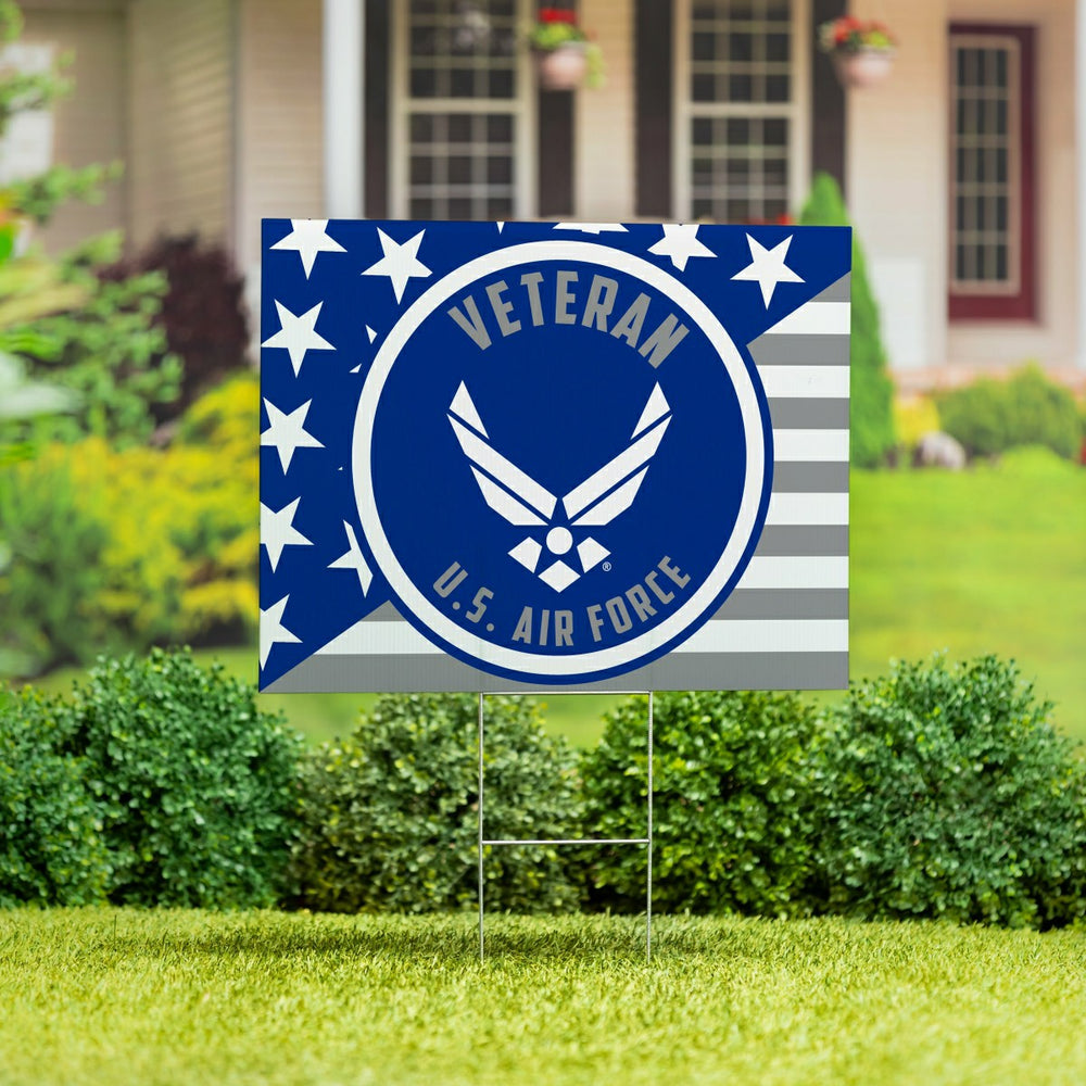 US Air Force Coroplast Yard Sign - US Military Home