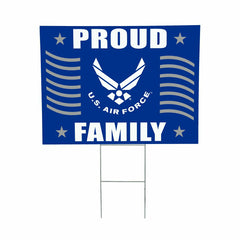 US Air Force Coroplast Yard Sign - US Military Home