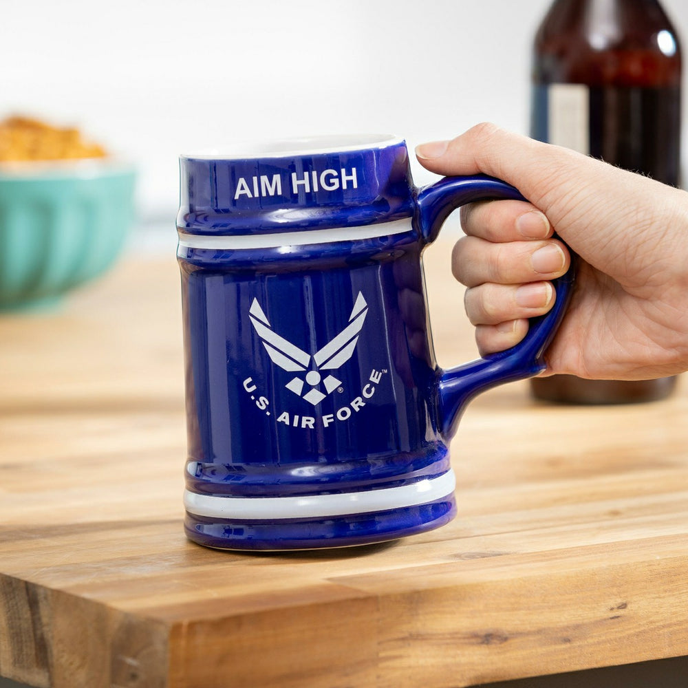 US Air Force Ceramic Stein Cup, 24oz - US Military Home