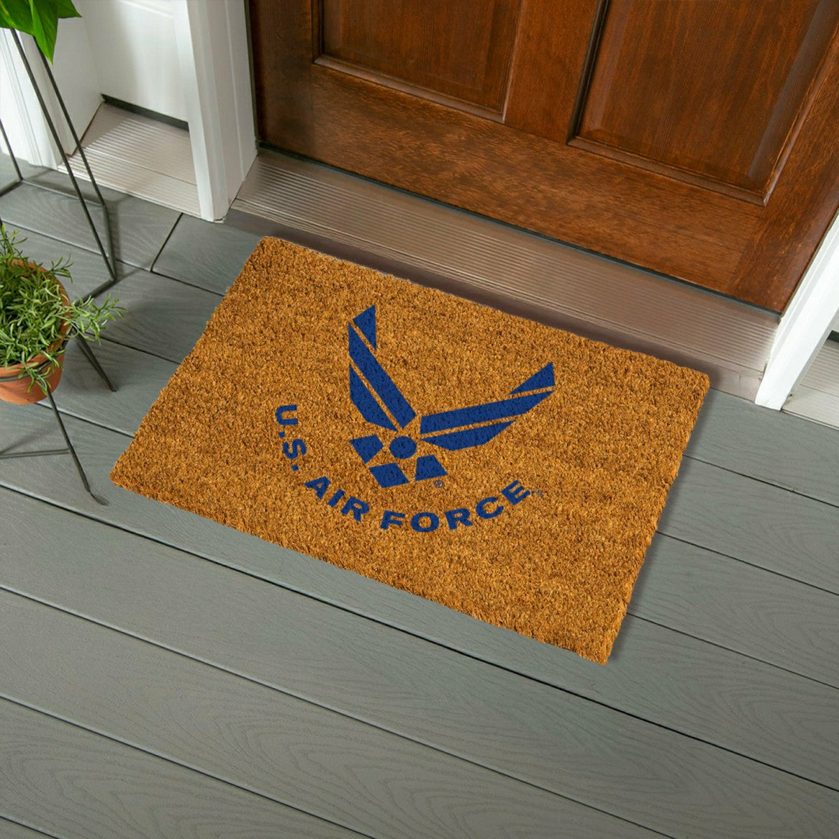 Coir Mat, 16"x28", US Air Force - US Military