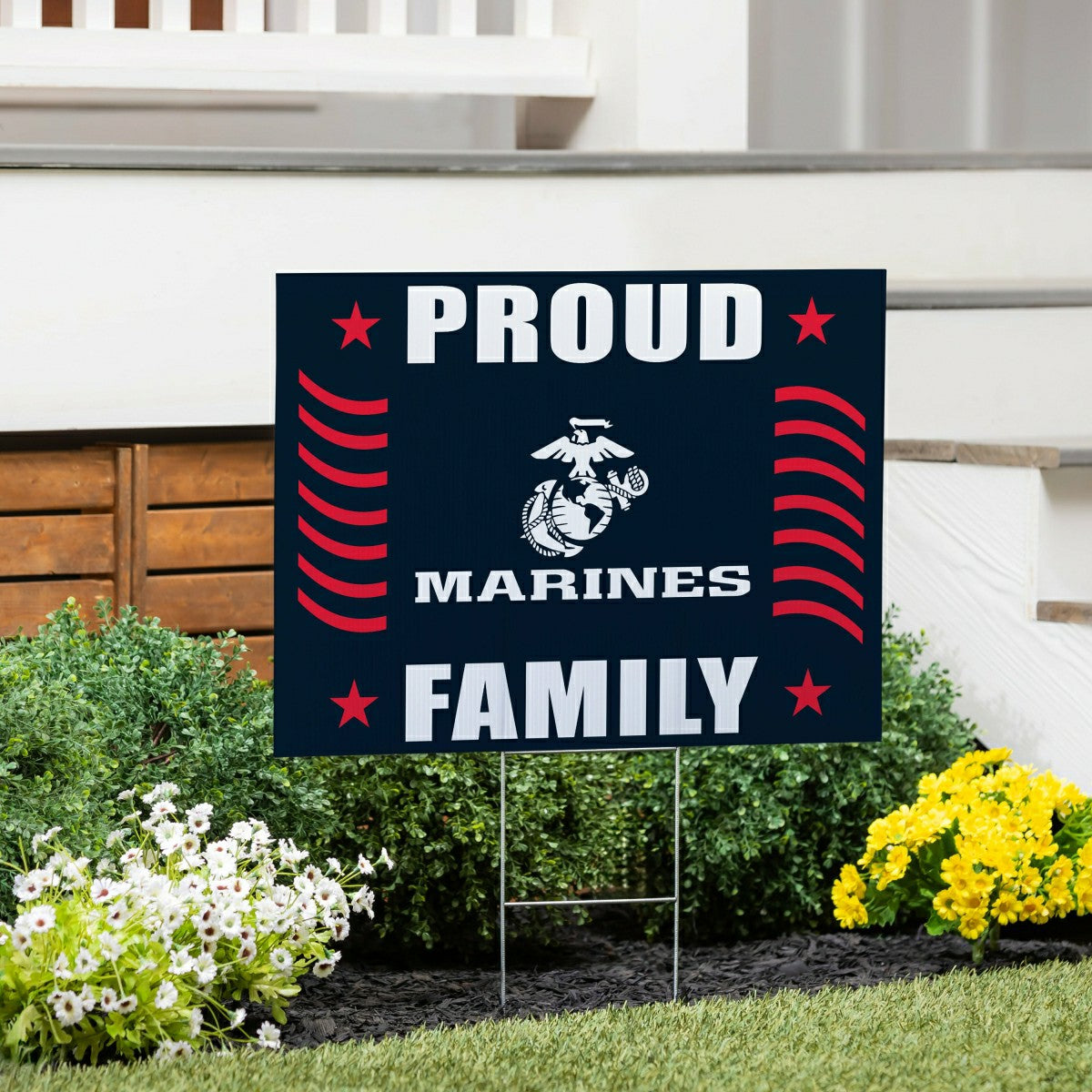 US Marine Corps Coroplast Yard Sign - US Military Home
