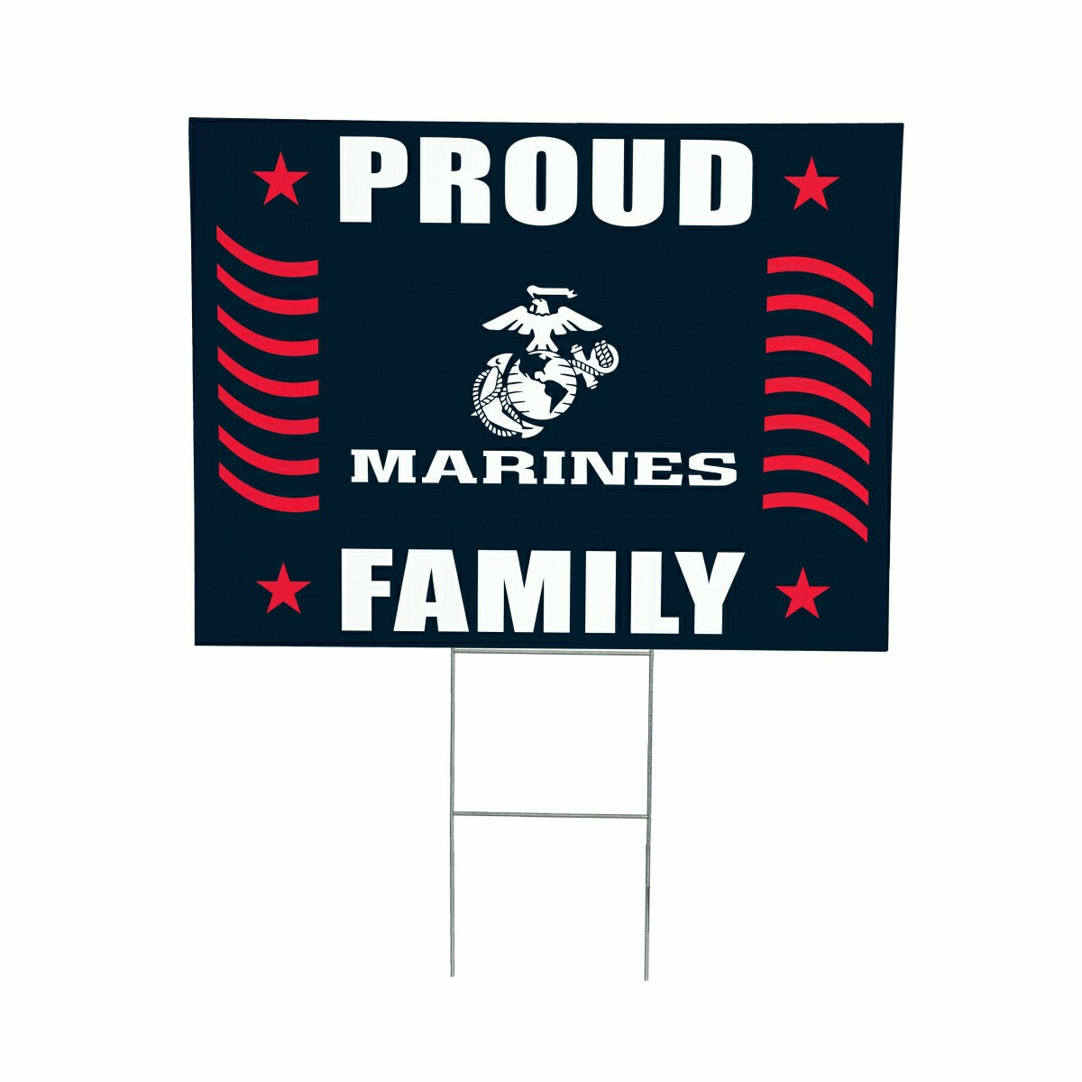 US Marine Corps Coroplast Yard Sign - US Military Home