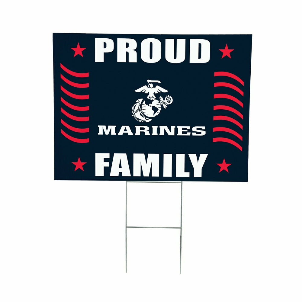 US Marine Corps Coroplast Yard Sign - US Military Home