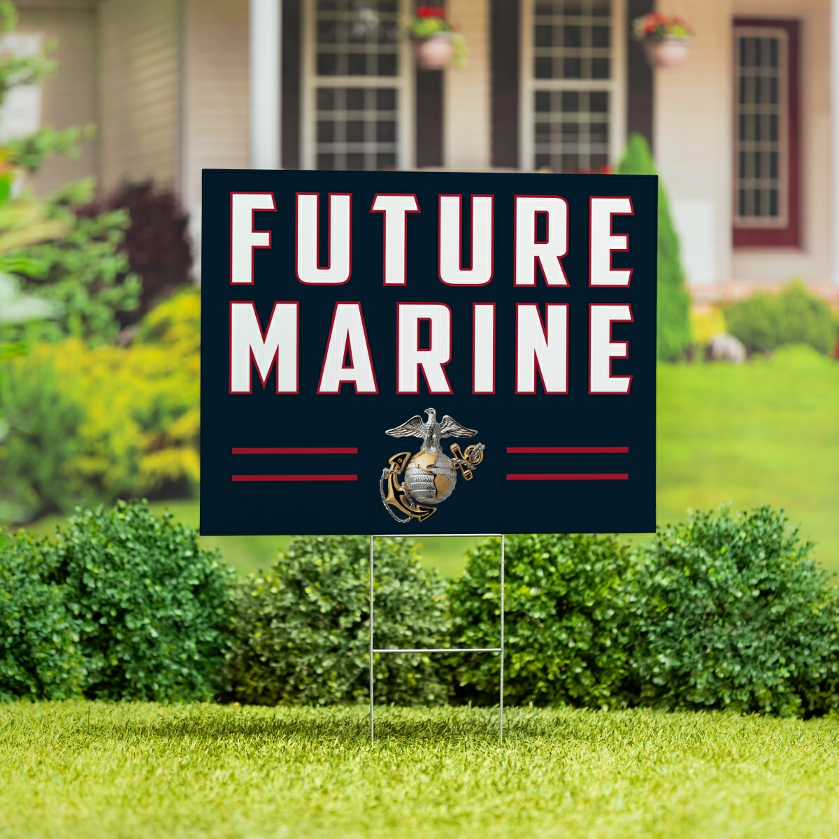 US Marine Corps Coroplast Yard Sign - US Military Home