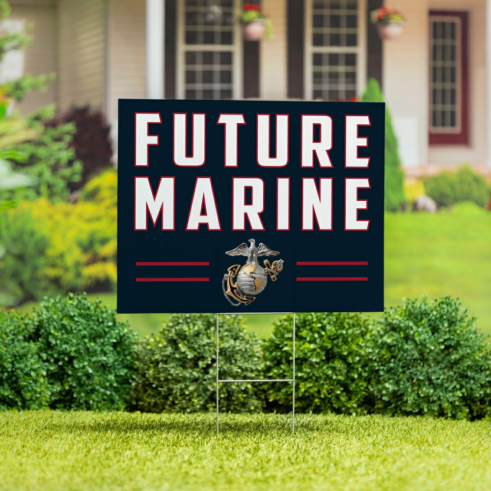 US Marine Corps Coroplast Yard Sign - US Military Home