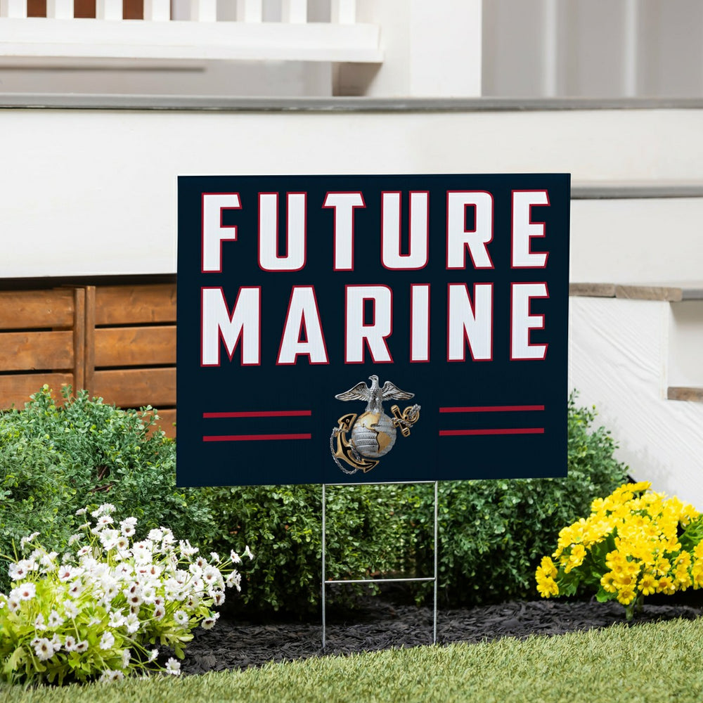 US Marine Corps Coroplast Yard Sign - US Military Home
