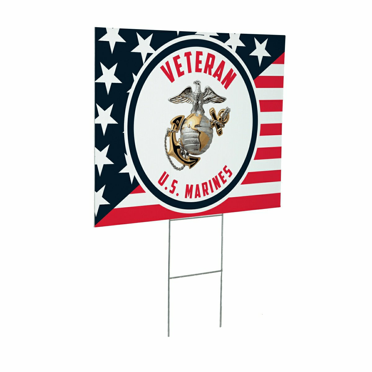 US Marine Corps Coroplast Yard Sign - US Military Home