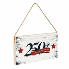 US Marine Corps, 250th Anniversary Wood Wall Sign, 6x11 - US Military