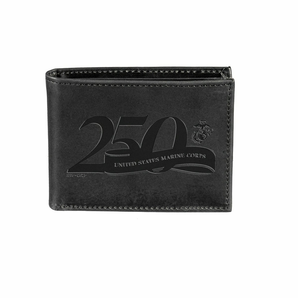 Wallet, Bi-Fold, US Marine Corps, 250th Anniversary - US Military Home