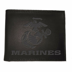 US Marine Corps, Bi-Fold Wallet, Black - US Military Home