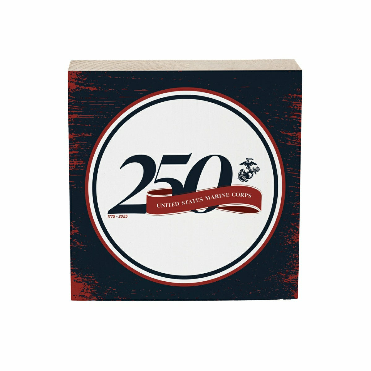 US Marine Corps, 250th Anniversary Plock, Down Home Fans, 6x6 - US Military Home