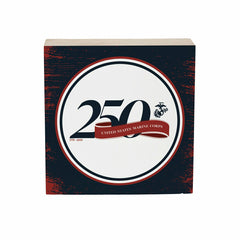 US Marine Corps, 250th Anniversary Plock, Down Home Fans, 6x6 - US Military Home