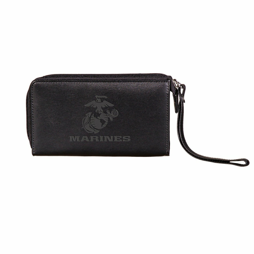 US Marine Corps Black Wristlet Wallet - US Military Home