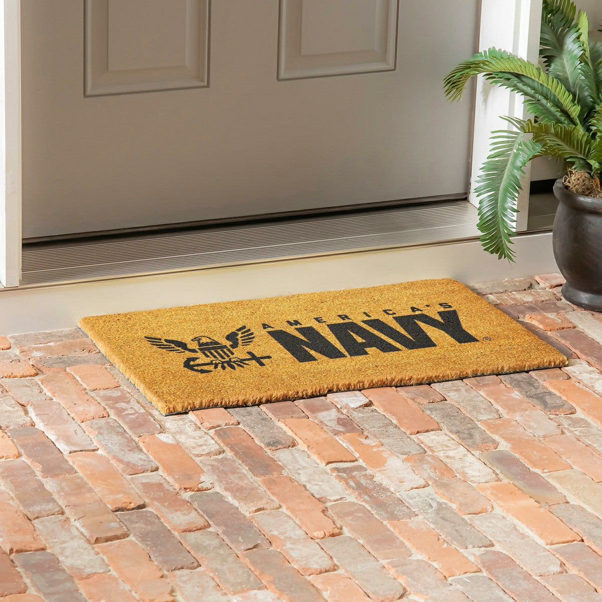 U.S. Navy, Coir Mat, 16"x28" - US Military