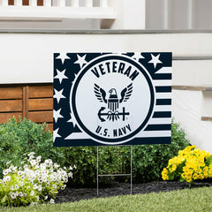 US Navy Coroplast Yard Sign - US Military Home