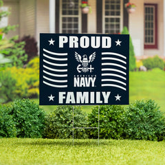 US Navy Coroplast Yard Sign - US Military Home