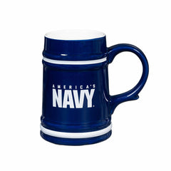 US Navy Ceramic Stein Cup, 24oz - US Military Home