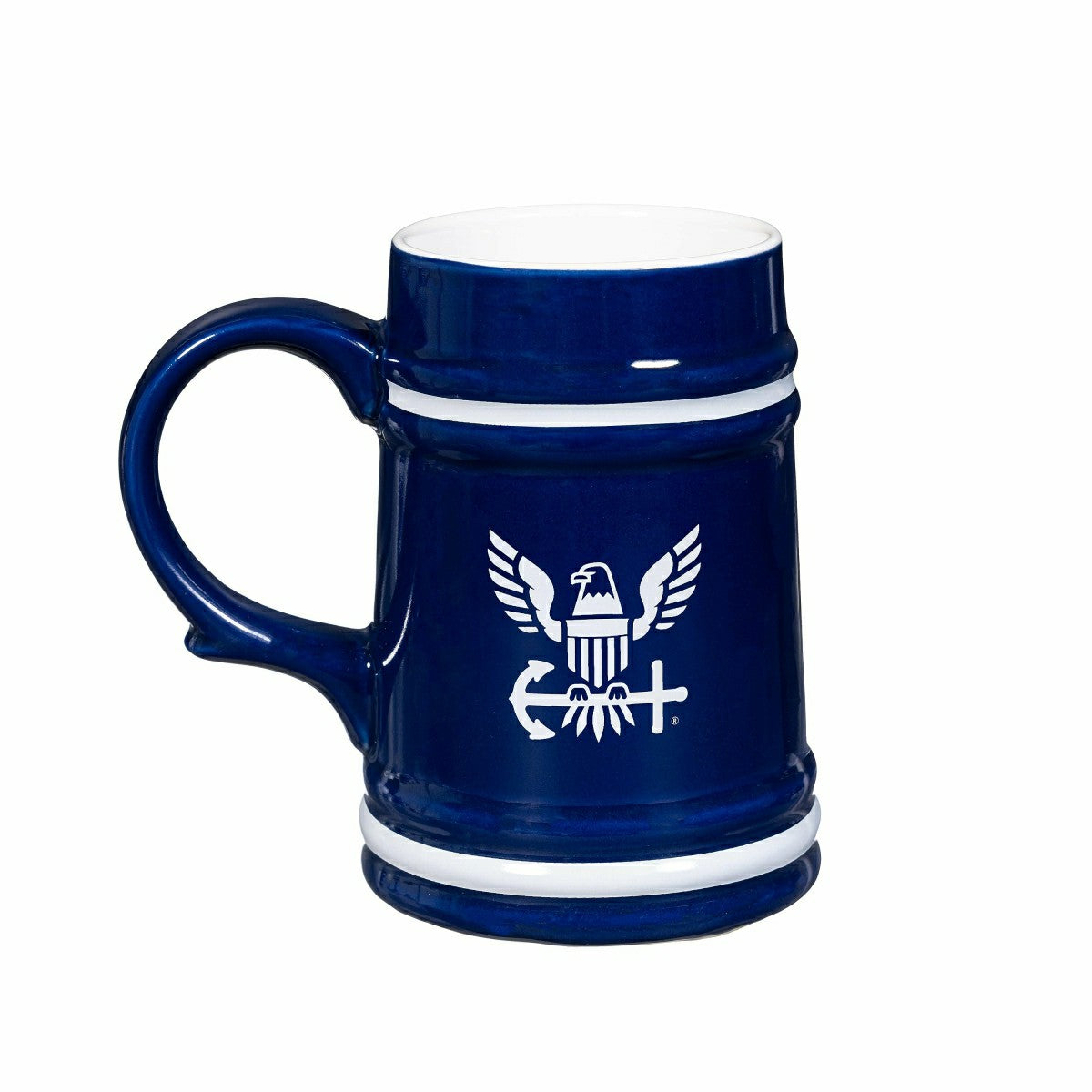 US Navy Ceramic Stein Cup, 24oz - US Military Home