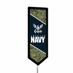 US Navy Glazelite Pennant LED Wall Decor - US Military Home