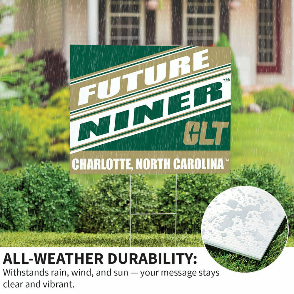University of North Carolina/Charlotte Coroplast Yard Sign, Future Stu - Home
